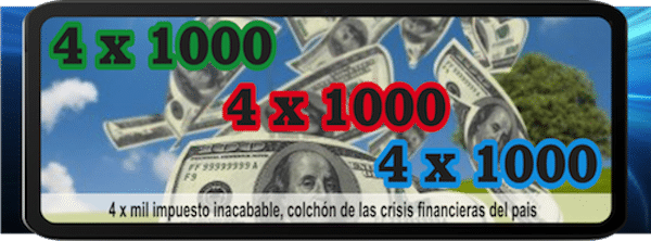 Cuando se debe pagar el 4 por Mil